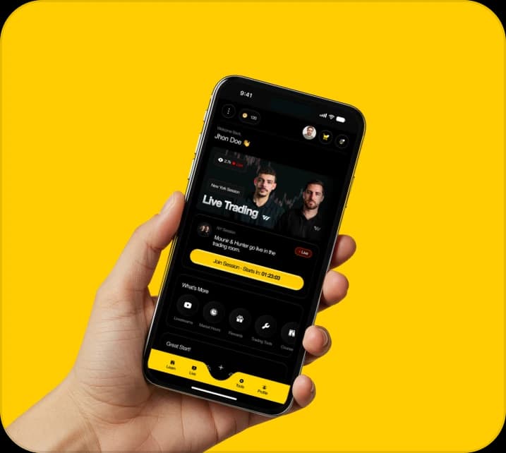 The Wayond Plus app on a phone