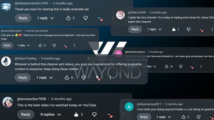 Wayond trading community members